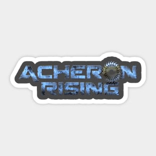 Acheron Rising logo Heart Sticker